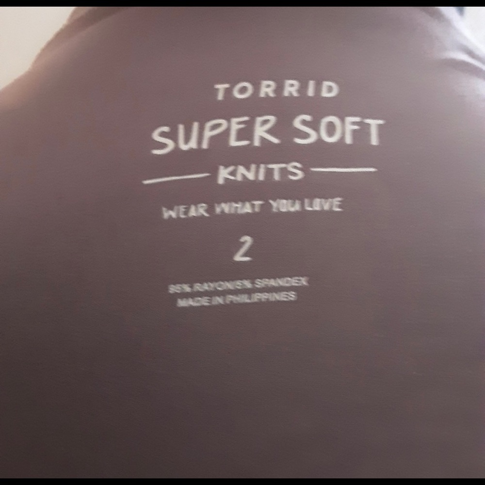 Torrid Slate Gray Purple Duster Jacket *Super Soft Knit* - Picture 2 of 3